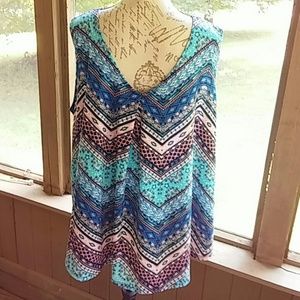 Bobbie Brooks Plus Size 3X Lacey Sleeveless Blouse